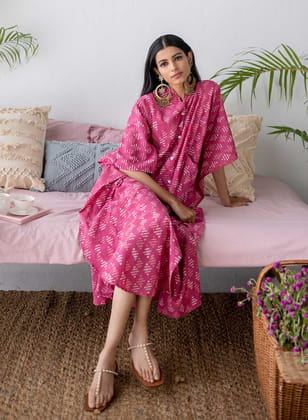 Swapn Kaftan-M / Pink