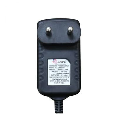 LRIPL Power Adapter LRIPL177 9V 1A 2.5mm PIN Suitable for Electric Guitar,LED Strips, WiFi Router, Modem, CCTV Camera etc.