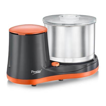 Prestige PWG 07 Wet Grinder with Stainless Steel Drum 200 W, 2 L (Black, Orange)