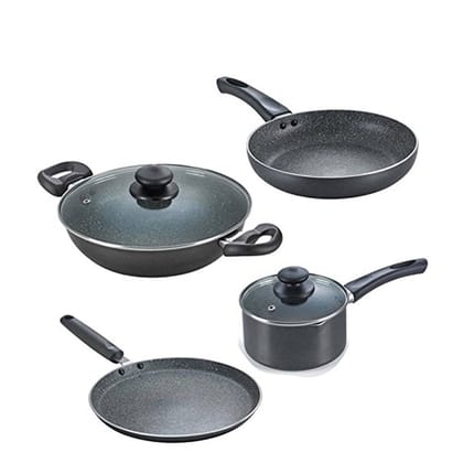 Prestige Omega Deluxe Granite Aluminium Non-Stick 4 Pc