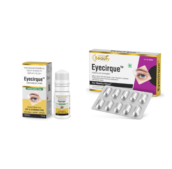 Eyecirque Dry Eye Relief Combo: Best Eye Drops & Eye Supplement for Dry Eyes