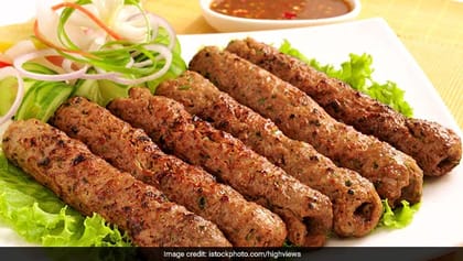 Mutton Seekh Kabab - 500 gms  by PeppaPork