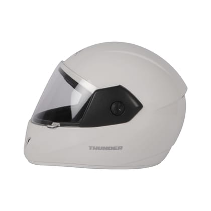 TVS Full Face Helmet M White