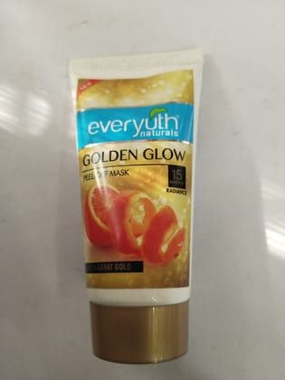 Everyuth naturals Golden glow Peel-off mask with 24 karat gold 