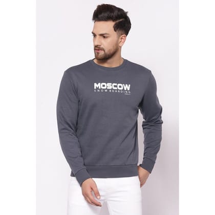 Red Tape Men's Space Grey Sweatshirt