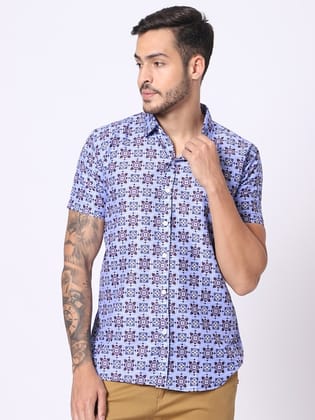 Classic Fit Ethnic Motifs Printed Casual Shirt