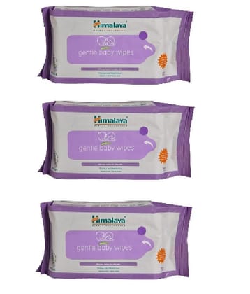 Himalaya Gentle Baby Wipes 72pcs (Pack of 3)