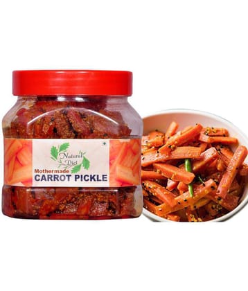 Natural Diet Mother Made Carrot Pickle Gajjar ka Achar Premium Pickle Jar ||Ghar Ka Achar ||Mouth-Watering Pickle 500 g