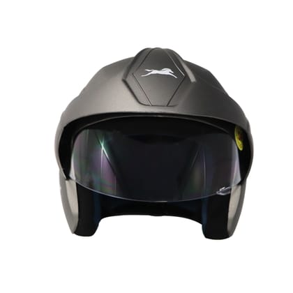 TVS Helmet Half Face Grey L