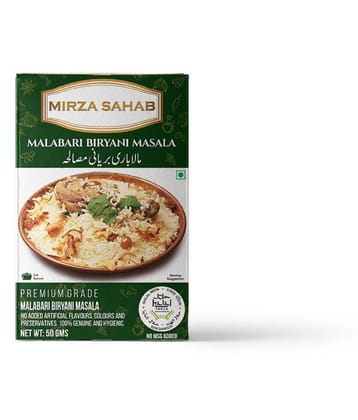 Mirza Sahab Malabari Biryani Instant Mix 50 gm Pack of 4