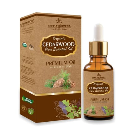 Cedarwood Pure Essential Oil (Cedrus Deodara) | 20ml