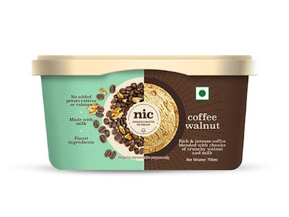 Coffee Walnut Ice Cream 750ml