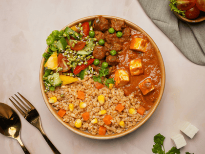 Butter Paneer & Red Rice Meal