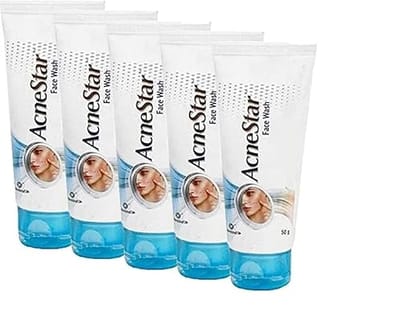 Acnestar Mankind Unisex Face Wash - 50 gm x Pack of 5