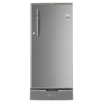 LG 185 L 3 Star Direct-Cool Single Door Refrigerator Appliance GL-D199OPZD Shiny Steel-Shiny Steel