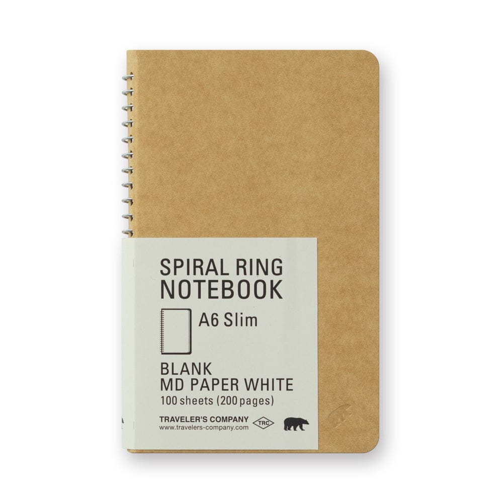 TRC SPIRAL RING NOTEBOOK (A6 Slim) MD White