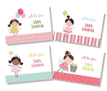 Gift Cards -  Fairly Cute-3" x 2"  - 24 cards / Solo