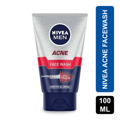 Nivea Men Acne Facewash, 100 ml Pack