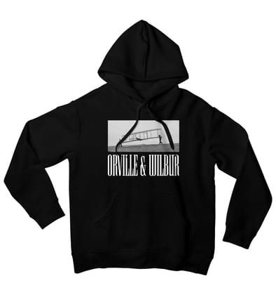 The Wright Brothers Hoodie-48 - XXL / Black