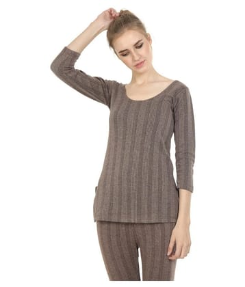 Zeffit Cotton Topwear - Brown - XL