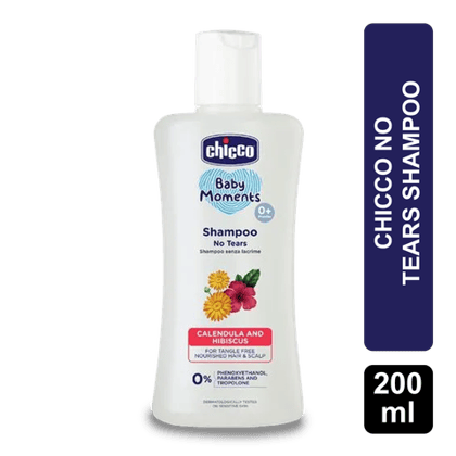 Chicco Baby Moments No Tears Shampoo, 200 ml