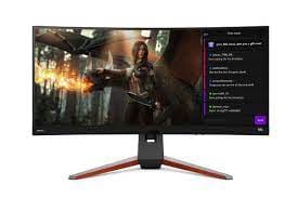 Benq MOBIUZ  EX3415R 1ms 144Hz 34 3440x1440 WQHD 21-9 HDR IPS Ultrawide Curved Gaming Monitor