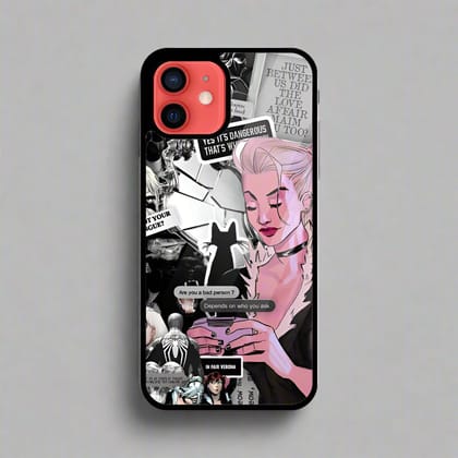 Bad person (Phone glass case)