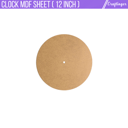 Clock MDF Sheet-12 Inch / 1 PSC