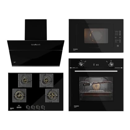 Crompton Chimney + Hob + Oven + Microwave Combo CRCHOM-01