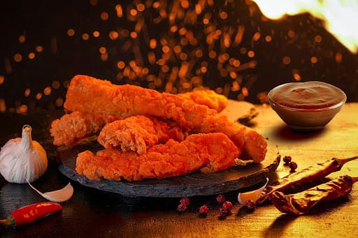 Kimchi Chicken Tenders + Dip
