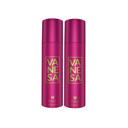 Vanesa Diva Body Deodorant |  150 ml each | Pack of 2