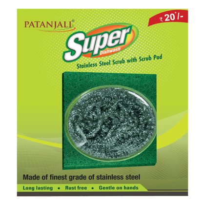 SUPER STEEL SCRUB WITH SCRUB PAD - T