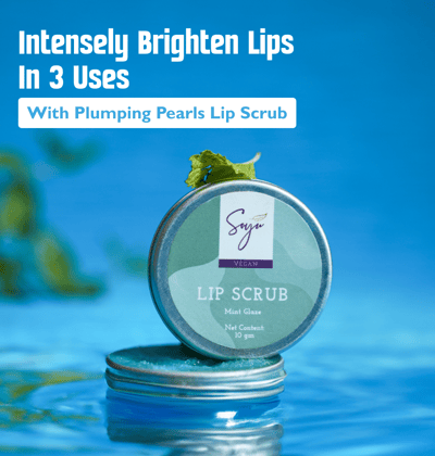 Lip Brightening Scrub with Plumping Pearls - Mint Glaze-90-Day Pack