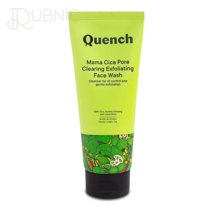 Quench Botanics Mama Cica Pore Clearing Exfoliating Face Wash 100ml