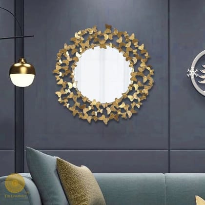 Butterfly Ring Wall Mirror (30 Inches)