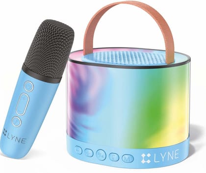 LYNE by U&I Jukebox 27 RGB 6 hours Bakup 6 W Bluetooth Speaker (Multicolor, Stereo Channel)