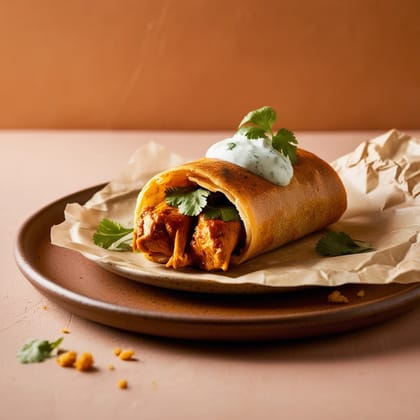 Chicken Tikka Garlic Roll