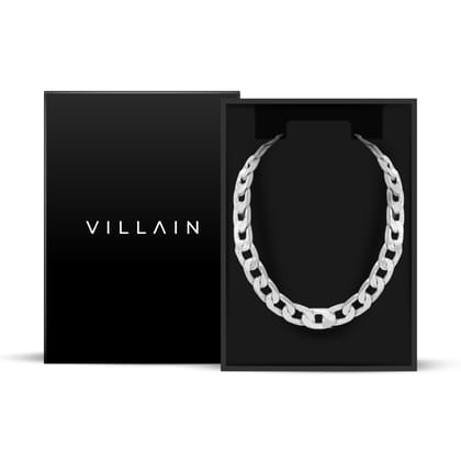 Villain Rhodium Plated Silver Bracelet-Villain Rhodium Plated Silver Bracelet