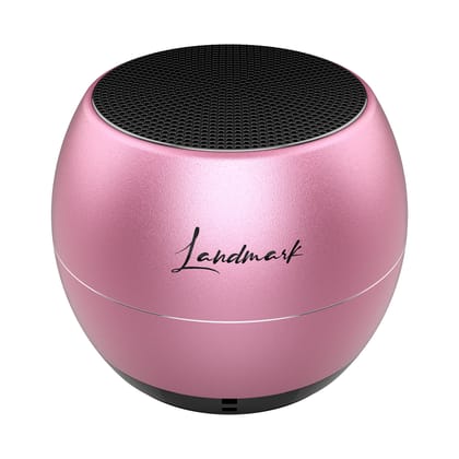 Landmark Shell BT1045 Portable Speaker - Tiny Yet Mighty-Rose Gold