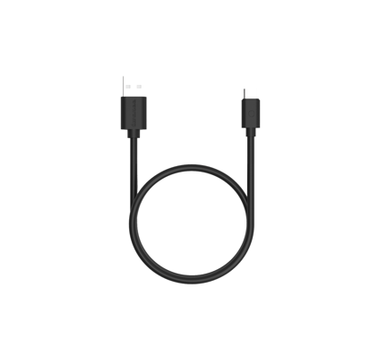 Twance T21B  PVC - Type C to USB Charging & data transfer Cable, 1.25 M, Black