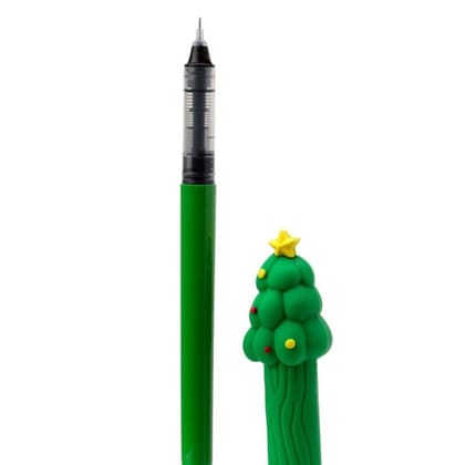 Santa & Christmas Tree Shaped Gel Pen-Xmas Tree