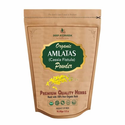 Organic Amaltas Powder (Cassia Fistula) Gives Relief from Constipation