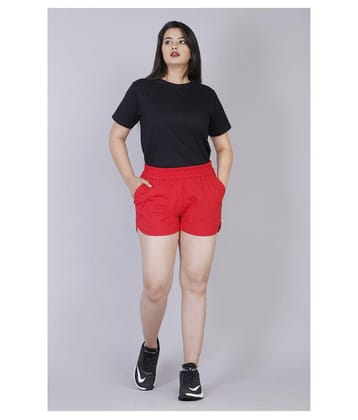 Scrott Merchandise Cotton Skorts - Red - 30