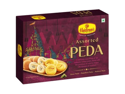 Haldiram's Assorted Peda Packed Sweets - 500 Gm