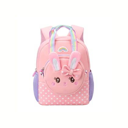 Versatile 3-in-1 School Bag for Kids: Backpack, Handle Bag, Crossbody Bag-Pink