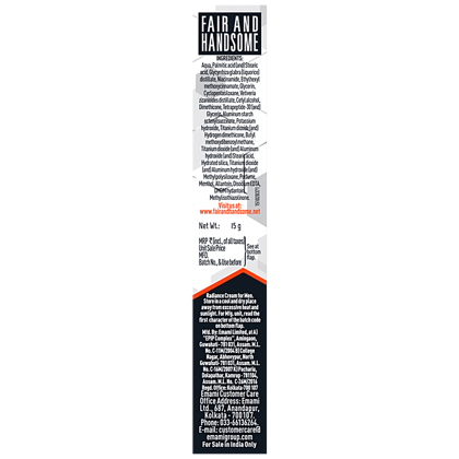 Fair And Handsome Face Cream - Deep Action, Peptide, 15 G Pouch