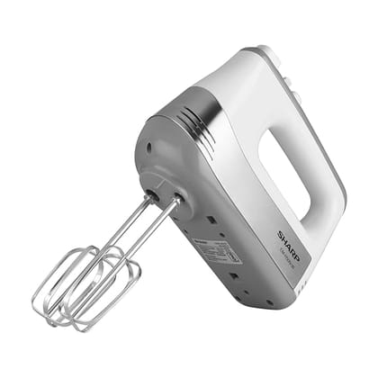 SHARP Hand Mixer EM-H50N-W 500W 5-Speed-SHARP Hand Mixer EM-H50N-W (500W), 5-Speed