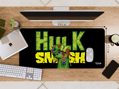 "HULK SMASH- MARVEL" Gaming Mousepad – Elevate Your Gaming Experience-Extra Large (42CM x 90CM)