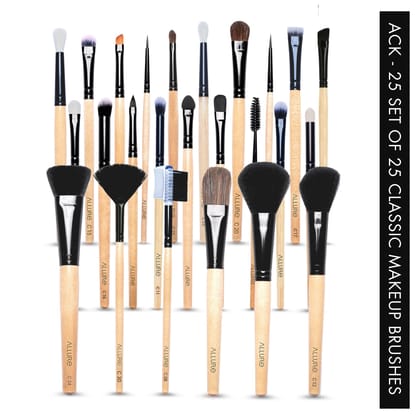 Allure Makeup Brush Set (Pack Of 25 Brushes)