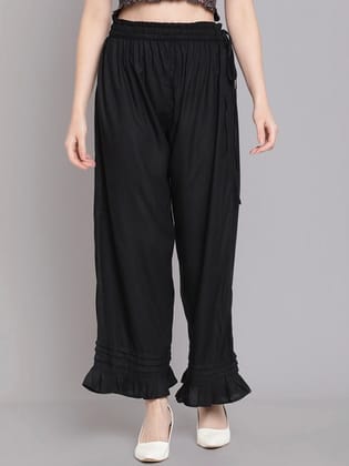Woven Wide Leg Palazzos